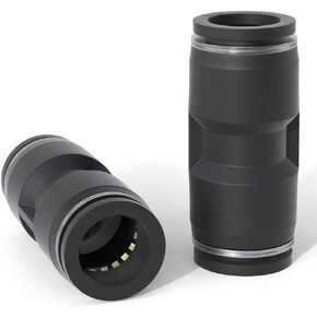 1/2" x 1/2" Tube OD PNEUMATIC Air Line Tubing Connector,Straight Reducer Union/Coupler,PU 1/2(Pack of 10) in Kuwait