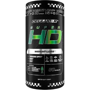 Cellucor Super HD for Men & Women - Enhance Focus and Increase Energy - Capsimax, Green Tea Extract, 160mg Caffeine & More 60 Servings in Saudi Arabia