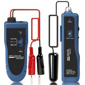 KOLSOL F02 Underground Cable Locator, Wire Tracer with Earphone, Cable Tester for Dog Fence Cables Irrigation Control Wires in Kuwait