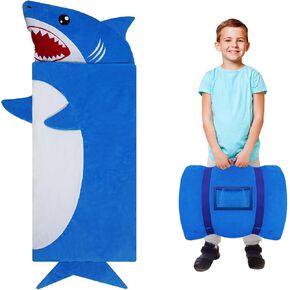 Kids Sleeping Bag Soft Plush Toddler Nap Mat with Pillow for Boys Girls Large 67 * 27.5 Inch Sleeping Mat for Daycare Preschool Kindergarten in Saudi Arabia