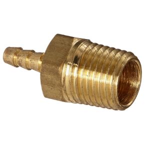 أندرسون ميتالز 57001 تركيب خرطوم نحاسي، محول، 3/8 بوصة بارب × 3/8 بوصة NPT ذكر الأنابيب in Kuwait