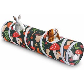 Rabbit Toys, Large Bunny Hideout Tunnel and Tube for Rabbit Guinea Pig Chinchilla Ferret Rat in Kuwait