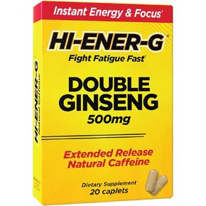 Hi-EnerG Triple Ginseng Energy Supplement, 500 mg, 20 servings in Kuwait