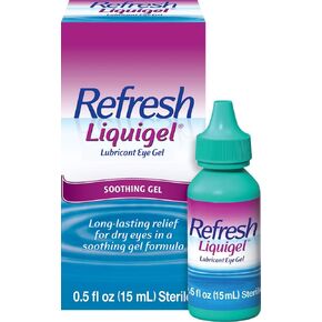 جل مرطب للعين من Refresh Liquigel، زجاجتان سعة 0.5 أونصة سائلة (15 مل) لكل منهما معقمة (30 مل) in Kuwait