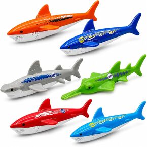 Haktoys Pool Diving Toy Set – Sinking Torpedoes for Kids & Adults | Fast-Sinking Pool Torpedo Rockets for Swim Training, Underwater Games & Water Play (Set of 8 Pieces) in Saudi Arabia