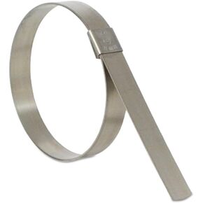 BAND-IT CP16S9 5/8" Wide x 0.025" Thick 4" Diameter, 201 Stainless Steel Center Punch Clamp (Pack of 25) in Kuwait