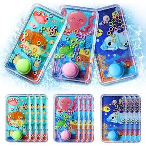 Cleboen 12 Pack Handheld Water Games for Kids, Water Ring Toss Handheld Games Under the Sea Party Favors Goodie Bag Stuffers Classroom Rewards for Boys Girls, Stress-Relief Car Games Travel Toys in Saudi Arabia