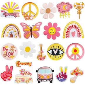 20PCS Vehicle Iron on Patches for Boys, Construction Truck Car Embroidered Applique Patches for Kids Backpacks Clothes Hats Pants in Kuwait