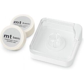 mt Washi Tape (White x2) with Dispenser & Cutter – Japanese Masking for Painters and Artist/Drafting; Portable Desk Set in Kuwait