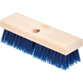 Carlisle FoodService Products 36193P14 Blue Color, 10" Polypropylene Deck Scrub Brush in Saudi Arabia