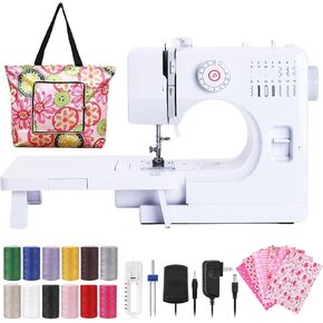 Sewing Machine for Beginners with Extension Table, Portable Mini in Kuwait