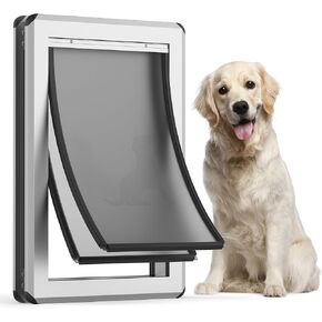 [Parab House] Full Seal-Flaps XL Dog Door for Doors, Aluminum Frame in Kuwait