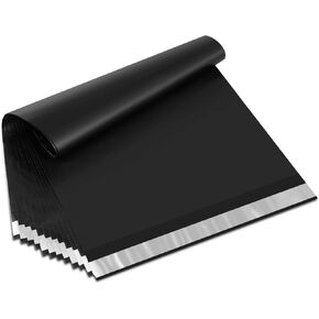 UCGOU Poly Mailers 14.5x19 Inch Black 100 Pack Large Shipping Bags #7 Strong Thick Mailing Envelopes Self Sealing Adhesive Waterproof and Tear Proof Boutique Packaging Postal for Clothing in Saudi Arabia