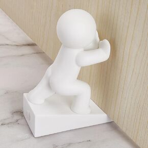 Cute Door Stopper, Buddy Decorative Door Stop, Protects Your Floors, White 1 Pack (Patent Registering) in Saudi Arabia