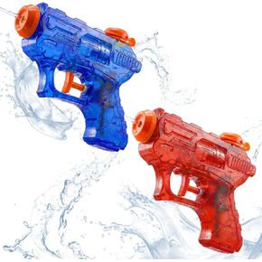Water Guns for Kids, 4 Pack Small Squirt Guns with Safe Transparent Design, Lightweight Pocket Water Blasters Perfect for Summer Outdoor Activities & Family Fun in Kuwait