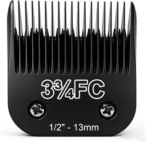 Size 3 3/4FC 13MM Dog Grooming Clipper Blades with Andis/Oster A5/Wahl KM10 in Kuwait