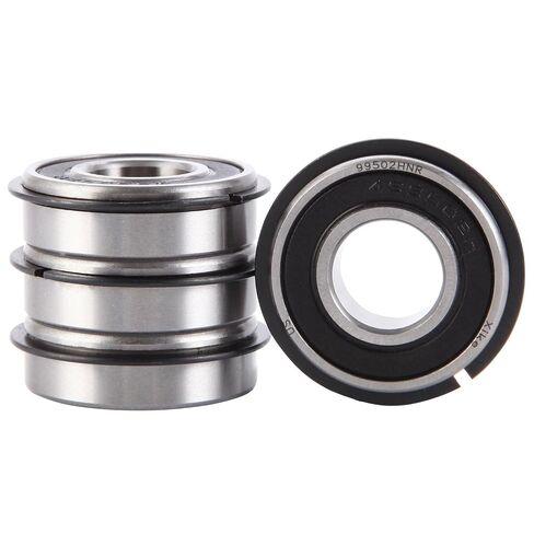 XiKe 4 Pack 99502HNR Wheel Hub Ball Bearing ID 5/8" x OD 1-3/8" x Width 7/16" Double Seal and Snap Ring, Replacement for Go Kart, Mini Bikes and Lawn Mowe Etc, Stable Performance and Cost-Effective. in Saudi Arabia