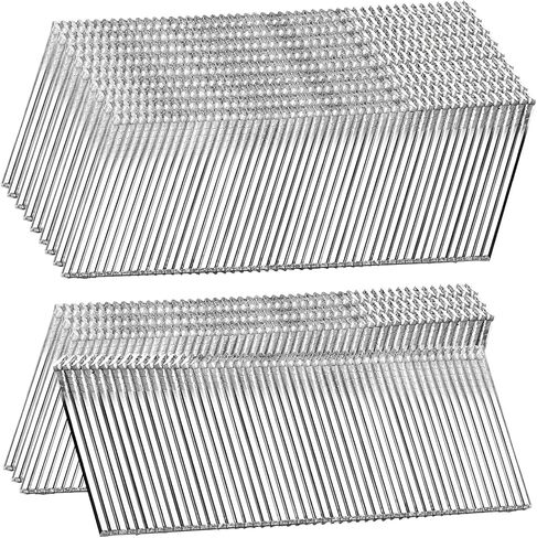 SITLDY 16 Gauge Angled Finish Nails, 20-Degree, 900-Pack (1-1/4", 2", 2-1/2", 300 Per Sizes), Galvanized Assorted Size Project Pack in Kuwait