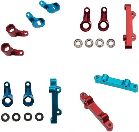 Aluminum Steering Assembly for LOSI Mini-T 2.0 RC Car Blue Upgrade in Saudi Arabia