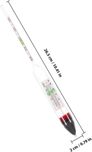 Aquarium Salinity Hydrometer Glass Sea Water Densitometer Floating Design in Kuwait