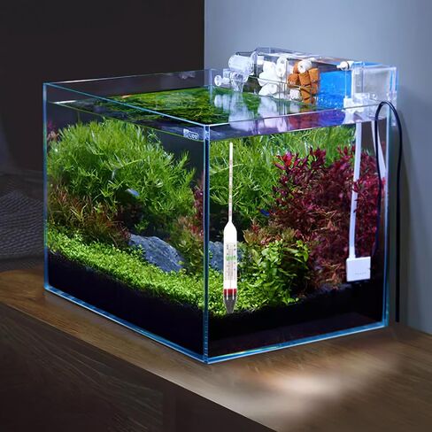 Aquarium Salinity Hydrometer Glass Sea Water Densitometer Floating Design in Kuwait