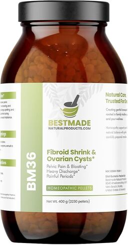 Bestmade Naturalproducts.com تقلص الأورام الليفية وكيسات المبيض BM36 30mL يساعد بشكل طبيعي في تقليص الأورام الليفية وكيسات المبيض، ويساعد على تطبيع مستويات هرمون الاستروجين ومنع إعادة النمو in Kuwait
