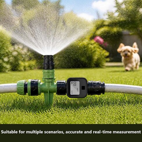 G3 / 4 Digital Water Meter with Hand Tightened Toolless Setup in Kuwait
