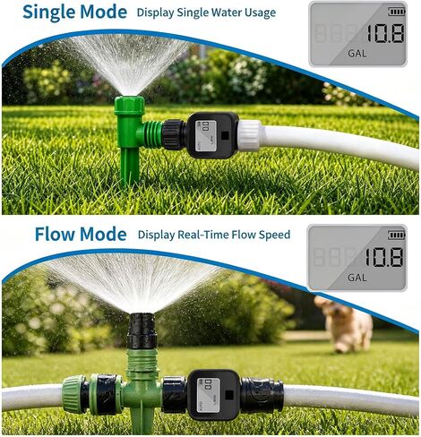 G3 / 4 Digital Water Meter with Hand Tightened Toolless Setup in Kuwait