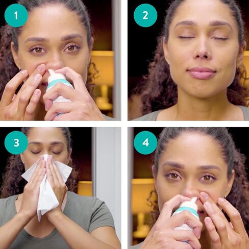 Vicks Sinex Saline Nasal Spray, Drug Free Ultra Fine Mist, Clear Everyday Sinus Congestion Fast, Clear Mucus from a Cold or Allergy, Daily Use 5.0 fl oz x 2 in Kuwait