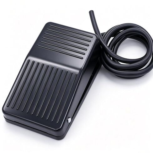 twidec/مفتاح القدم للخدمة الشاقة SPDT NO NC AC 380V 15A دواسة كهربائية مفتاح دواسة القدم اللحظية مع كابل 5 أقدام مع قابس على الظهر (3 شعب) LT-3-XCT in Kuwait