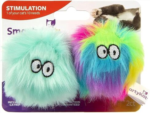SmartyKat Magic Mice Compressed Catnip and Ribbon Cat Toys, Mess-Free for Hunting & Batting Fun for Cats & Kittens, Set of 3 in Saudi Arabia