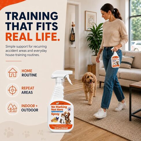 Dog House Training Spray for Repeat Accident Areas, 32 Fl Oz in Saudi Arabia