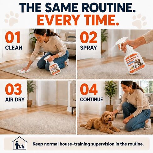 Dog House Training Spray for Repeat Accident Areas, 32 Fl Oz in Saudi Arabia