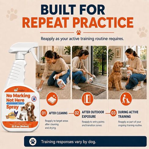Dog House Training Spray for Repeat Accident Areas, 32 Fl Oz in Saudi Arabia