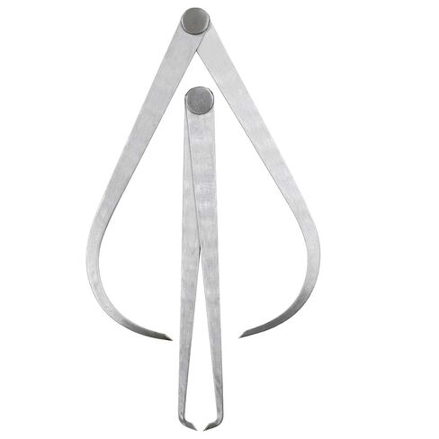 Yoohey 8" Stainless Steel Inside Outside Caliper Set Bent-Leg and Straight-Leg Inside Outside Caliper Tools Set for Measuring Pottery Clay Ceramic Sculpture 1Pair in Kuwait