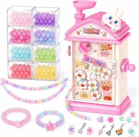 KOKODI Bracelet Making Kit for Girls Ages 6-12, DIY Friendship Bracelet Jewelry Making Craft Kit with Colorful Beads & Charms, Arts and Crafts Christmas Birthday Gifts for Girls in Saudi Arabia