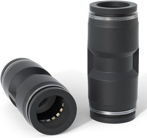 1/2" x 1/2" Tube OD PNEUMATIC Air Line Tubing Connector,Straight Reducer Union/Coupler,PU 1/2(Pack of 10) in Kuwait