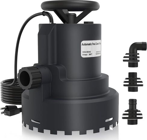 AgiiMan 1/2 HP Submersible Sump Pump - 2200 GPH Portable Utility Water Pump for Pool Draining, Electric Pool Water Transfer Pump with 25 FT Power Cord for Basement, Garden Pond in Saudi Arabia