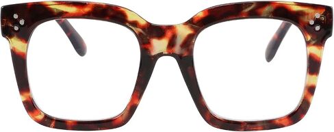 FEISEDY Blue Light Blocking Reading Glasses Oversized Readers Designer Luxury Square Eyewear Frame B2695-FR in Saudi Arabia