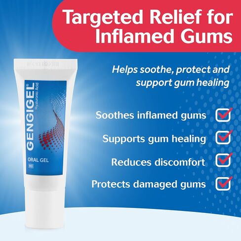 Gengigel Hyaluronic Acid Oral Gel 20ml in Kuwait