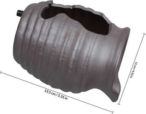 Ceramic Waterfall Jar Tabletop Fountain with U-Shaped Spout for Aquariums in Kuwait