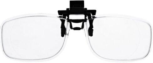 Clear Magnifying Clip On Flip Up Reading Glasses, 1.00 to 2.50 Diopter in Kuwait