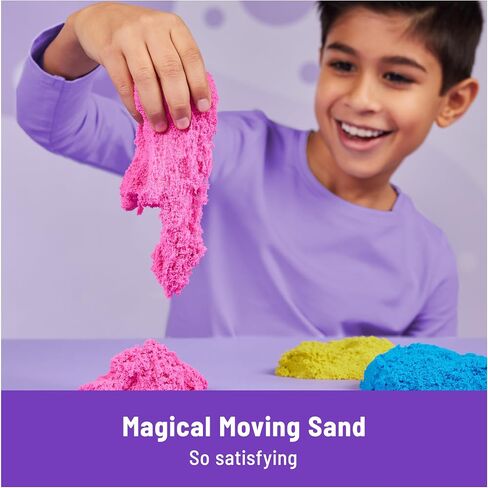 Kinetic Sand Squish N' Create Set, Moldable Play Sand Sensory Toys, Ages 3+ in Kuwait