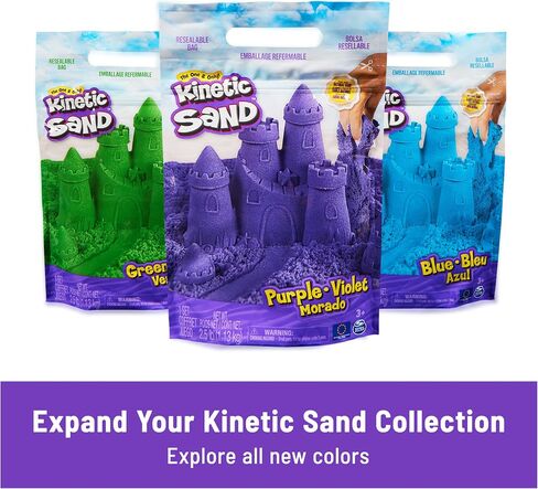 Kinetic Sand Squish N' Create Set, Moldable Play Sand Sensory Toys, Ages 3+ in Kuwait