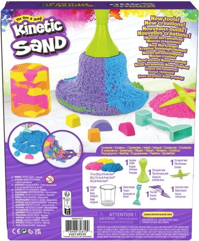 Kinetic Sand Squish N' Create Set, Moldable Play Sand Sensory Toys, Ages 3+ in Kuwait