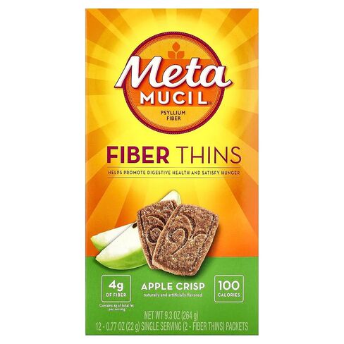 Metamucil Fiber Wafers Apple Crisp 24 Each (Pack of 2) in Saudi Arabia
