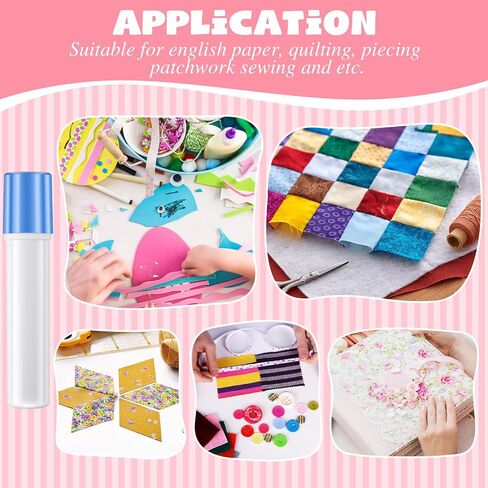 6 Pack Fabric Glue Pen Refills, Temporary, Water Soluble in Kuwait