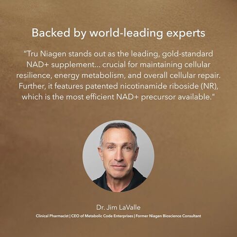 TRU NIAGEN الحائز على العديد من الجوائز الحاصل على براءة اختراع NAD + مكمل تعزيز مسحوق نيكوتيناميد ريبوسيد NR للاستخدام أثناء التنقل. الطاقة الخلوية، الإصلاح، الشيخوخة الصحية - 30 قيراط / 300 مجم - مصدر جيد للألياف in Kuwait