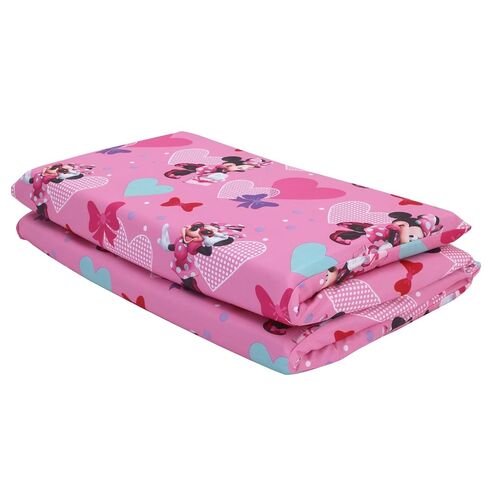 Everything Kids Disney Minnie Mouse Preschool Nap Mat Sheet, Pink in Kuwait