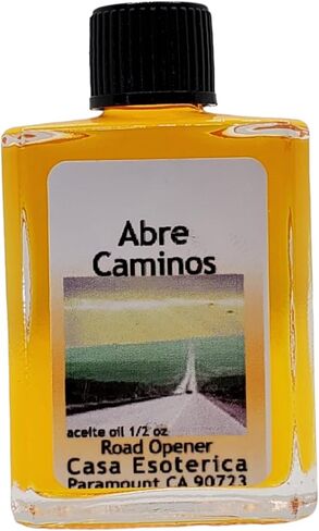 زيت المسحة الروحية من ماجيك سبيس - (Abre Caminos Aceite) زيت فتح الطريق - برتقالي - لإزالة العوائق والمساعدة في النجاح - 0.5 أونصة سائلة (عبوة واحدة) in Kuwait